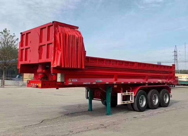 后翻自卸半挂车
